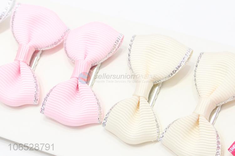 Wholesale Cute Bow Decoration Hair Clips Girls Headwear Hairpin Set
