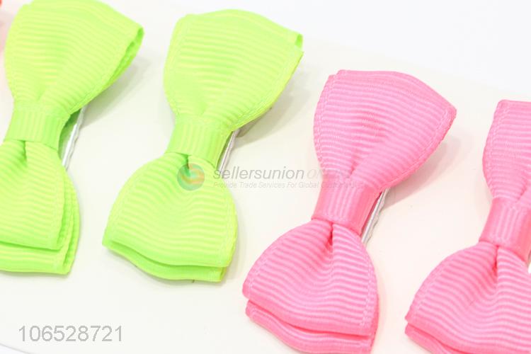 Hot Selling Girls Hair Accesory Kids Bow Hair Clip Set