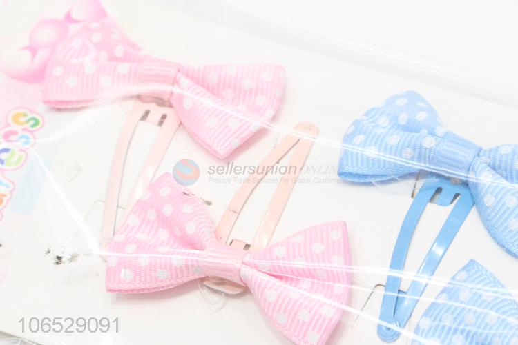 Wholesale Modern Hair Clips Handmade Bow Hairpin Set For Girls
