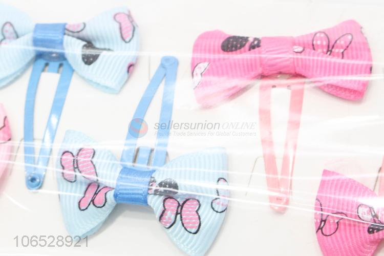 Wholesale Fashion Popular Girl Bow Hairpin Set Hair Accessories