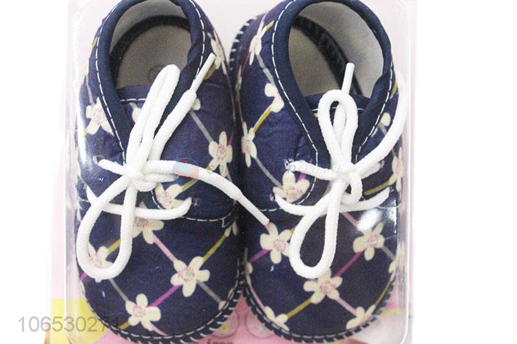 Wholesale Soft Sole Natural Newborn Toddler Baby Shoes Lovely Shoe