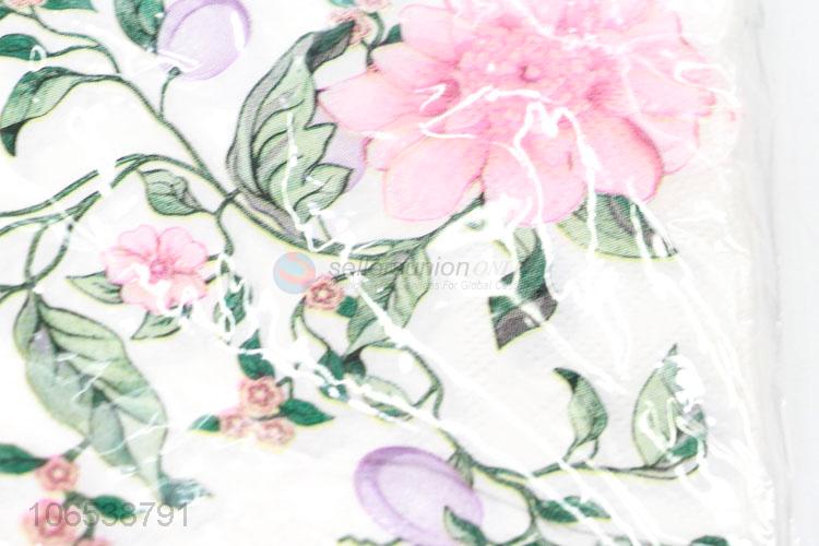 OEM factory fancy design decorative printed paper napkin