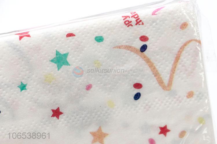 Competitive price custom personalized paper napkins dinner napkins