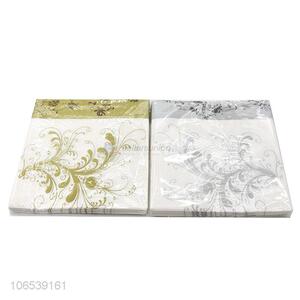 Hot selling 2 ply 3 ply custom printed restaurant paper napkin