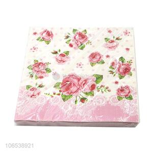 Professional supply custom printed dinner paper napkins for hotel