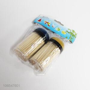 Wholesale 2 Bottles Multipurpose Bamboo Toothpicks