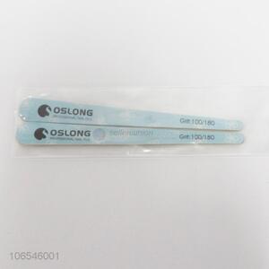 Hot Selling Nail Polishing Tools Double Sides Sanding 100/180 Nail File