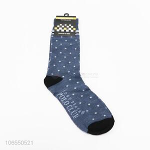 Wholesale autumn and winter warm polyester men socks