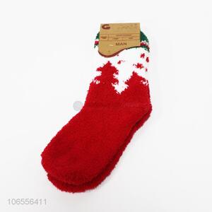 Wholesale Plush Christmas Socks Fuzzy Towel Thicken Warm Thermal Socks