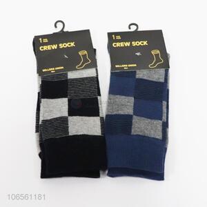 Good Sale Man'S Crew Sock Fashion Breathable Sock