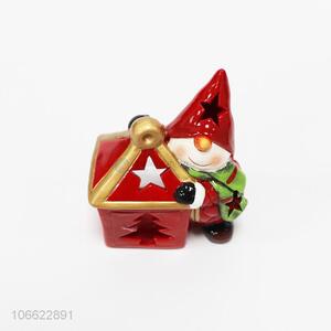 China maker holiday gift Christmas ceramic figurine ornaments