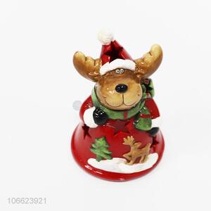 Best selling home decoration Christmas reindeer statue ceramic figurine