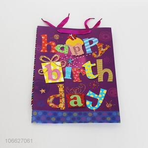 Professional maker custom printed paper packaging bag gift bag for birthday party