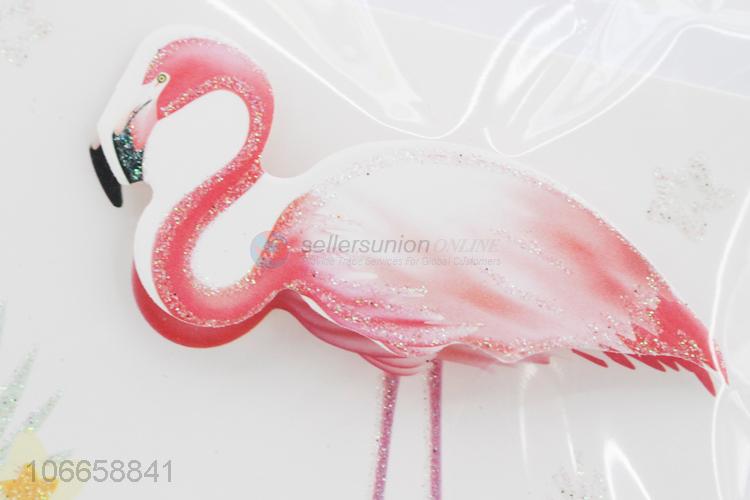 New Arrival Flamingo Pattern Greeting Card