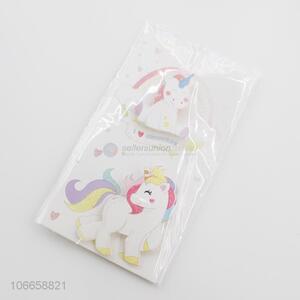 Simple Style Unicorn Pattern Greeting Card