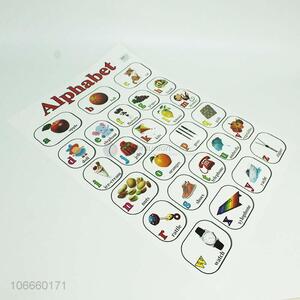 Wholesale english language Children educational charts with alphabet learning chart