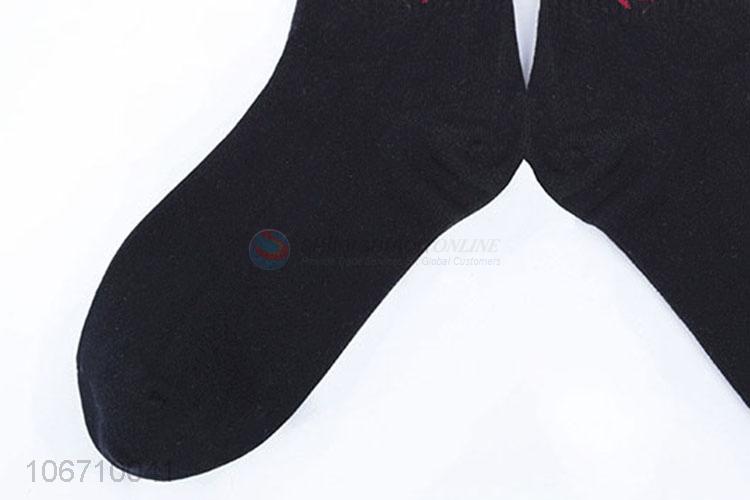 New Design Men Mid-Calf Length Sock Cotton Socks