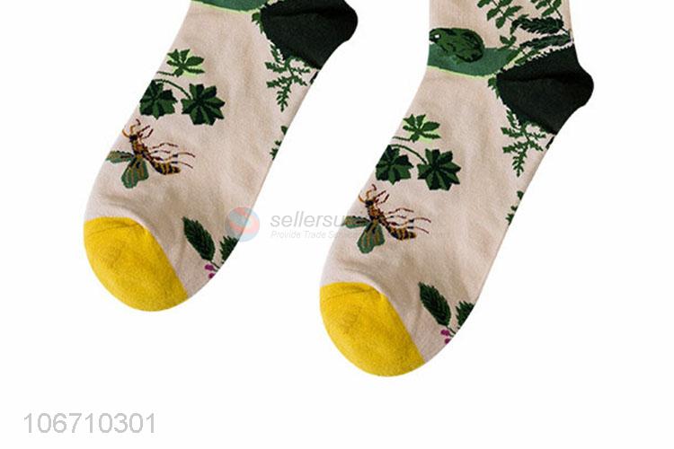 Wholesale Price Creative Men Socks Cotton Mid-Calf Long Socks