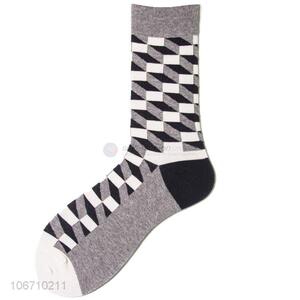 Wholesale Breathable Mid-Calf Length Sock Men Cotton Socks