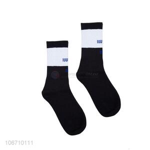 Premium Quality Comfortabl Mid Calf Crew Cotton Mens Fashion Socks