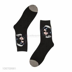 Wholesale Breathable Cotton Mid-Calf Length Sock For Men