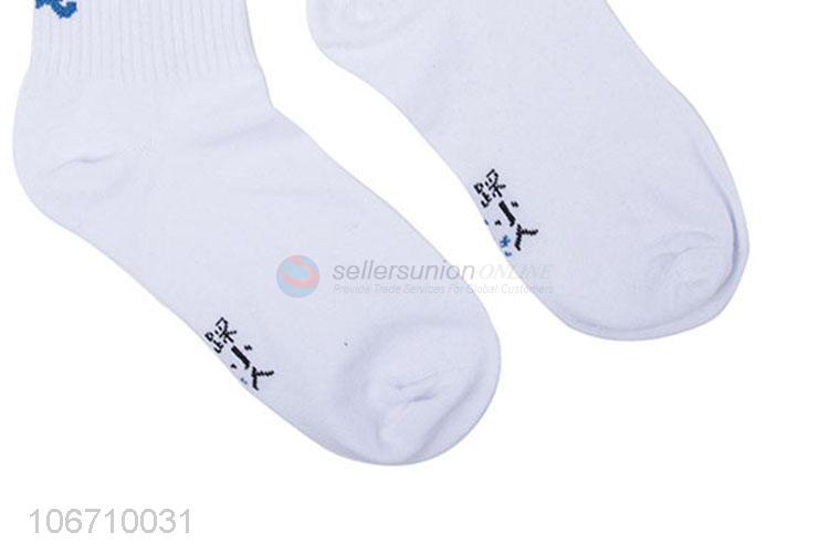 Hot Selling Breathable Mid-Calf Length Sock Men Cotton Socks