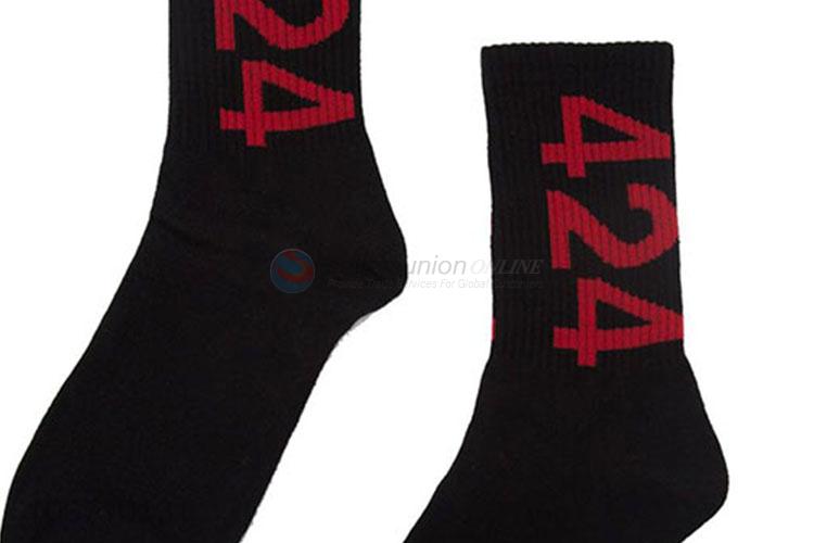 New Design Trendy Mid Calf Socks Cotton Fashional Socks For Man
