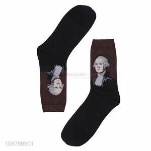 Cheap Price Cotton Mid-Calf Length Sock Fashion Men Socks
