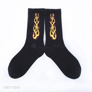 New Design Men Mid-Calf Length Sock Cotton Socks