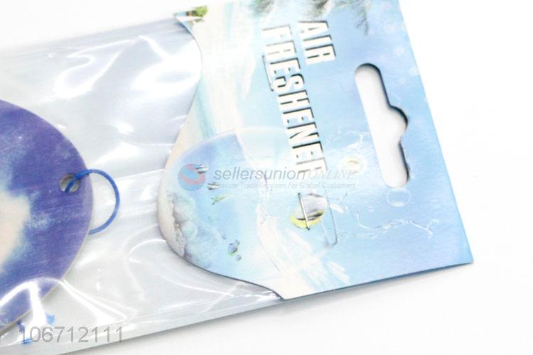 Hot selling different perfume hanging car air freshener