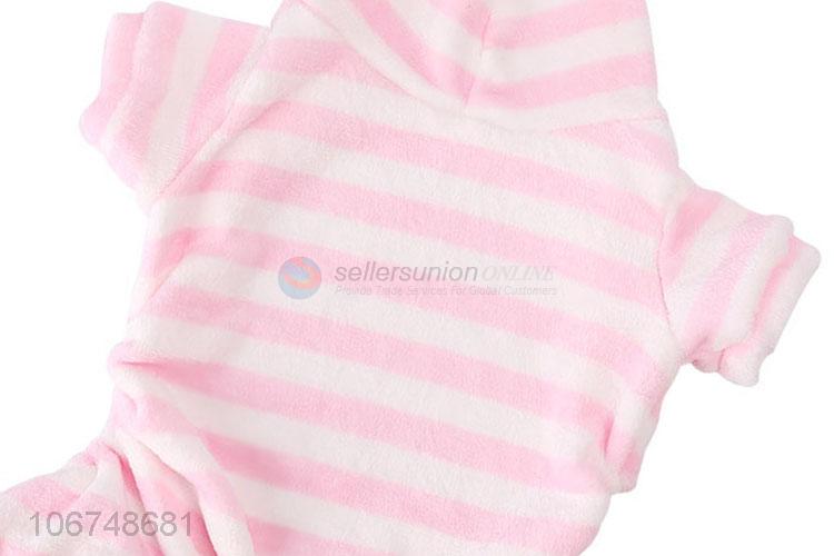 New Arrival Soft Pet Clothes Pet Coral Fleece Hoodie Clothes