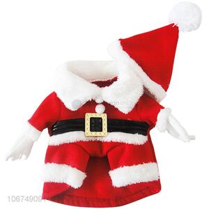 New Design Dog Santa Claus Cloth Christmas Coat Popular Design Dog Winter Cloth