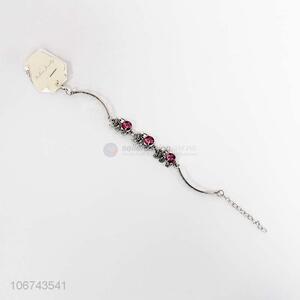 Popular anti-silver elephant alloy charm bracelet fashion jewelry