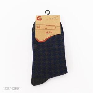 Factory wholesale men socks mid-calf length cotton socks