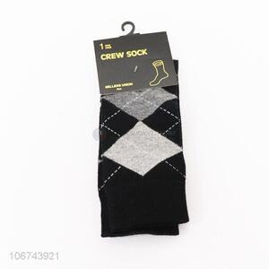 Unique Design Men Crew Sock Breathable Cotton Sock
