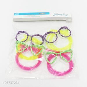 Latest 4 Pieces Glasses Shape Modelling Straw