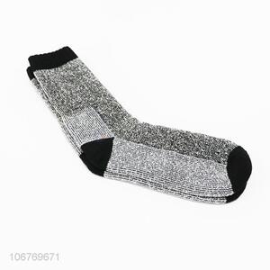 Competitive price mens warm terry cloth towelling socks