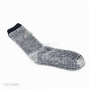 Promotion gift mens warm terry cloth towelling socks