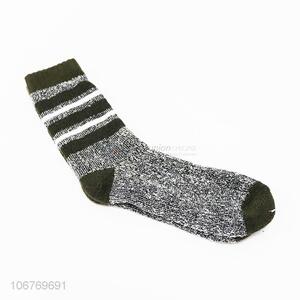 Factory direct sale mens warm terry cloth towelling socks