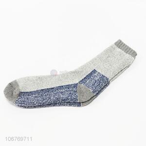OEM fashion mens warm terry cloth towelling socks