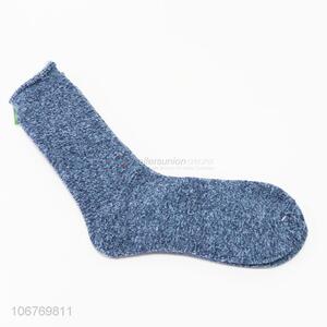 Good quality men fleece lined winter socks thermal socks
