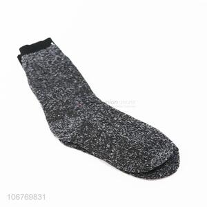 Hot selling mens warm terry cloth towelling socks