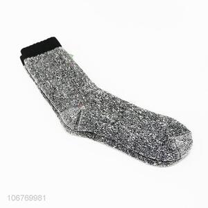 Wholesale popular men winter socks lined terry socks