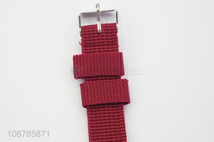 High Quality Colorful Cloth Watchband Watch For Women