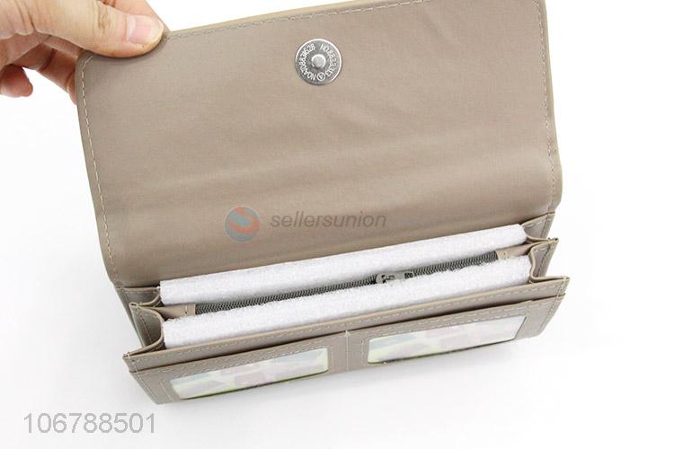 Best Price Leather Purses Foldable Card Holder For Women