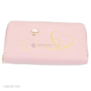 Wholesale Double Zipper Ladies Purse Best Wallet