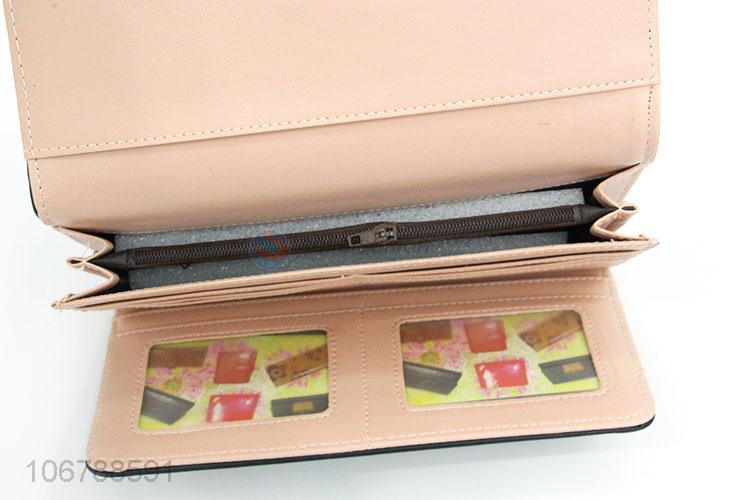 Popular PU Leather Long Wallet For Women