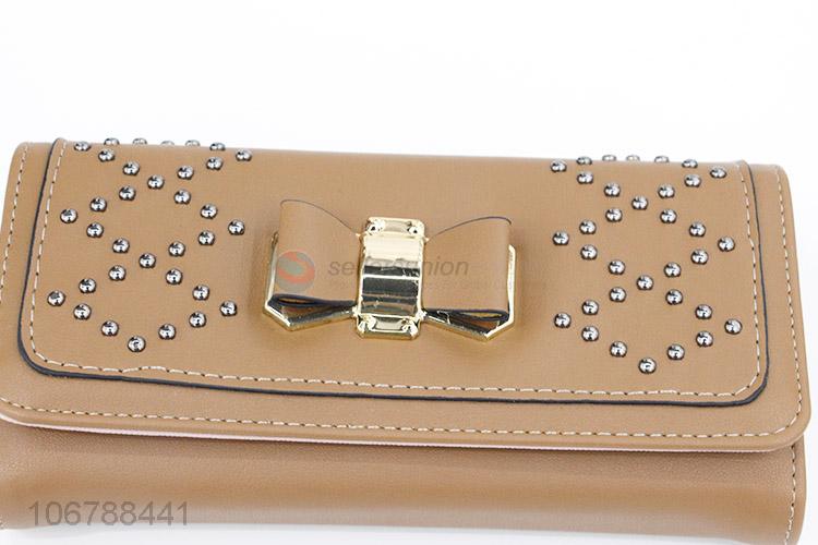 Hot Sale Bowknot Wallet Foldable Coin Purse