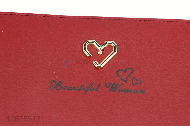 Best Quality Ladies Long Wallet PU Leather Purse