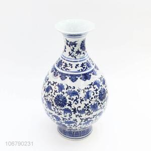 Hot Sale Blue And White Porcelain Vase Decorative Crafts